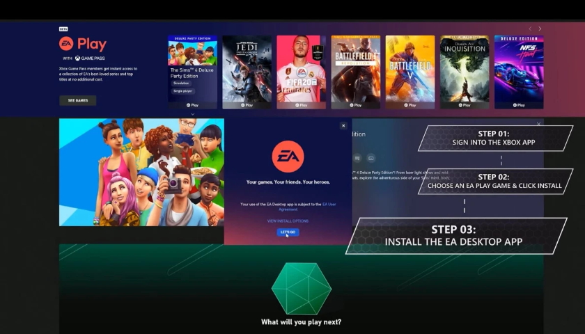 Členové Xbox Game Pass mohou na PC využívat EA Play Členové Xbox Game Pass mohou na PC využívat EA Play