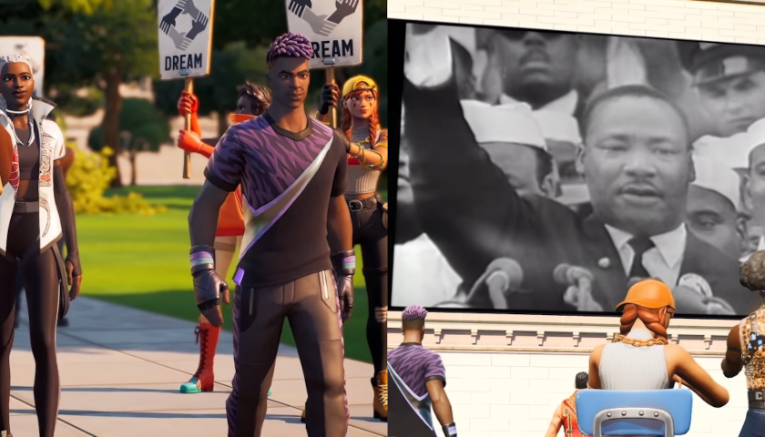 Fortnite připomnělo odkaz Martina Luthera Kinga Fortnite připomnělo odkaz Martina Luthera Kinga
