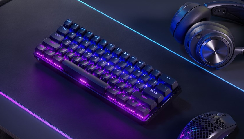 Nová klávesnice Apex Pro Mini v klasické i bezdrátové variantě