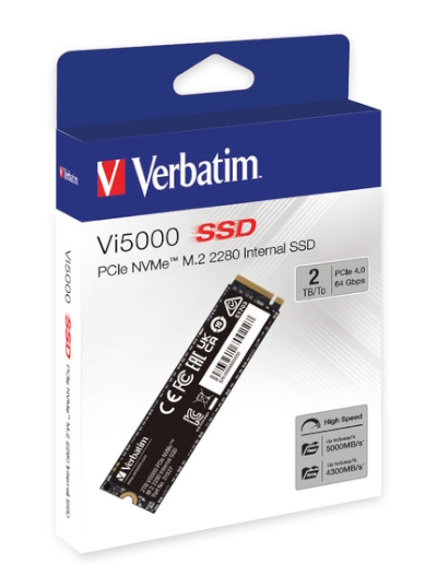 Interní M.2 SSD disky Verbatim Vi5000 box