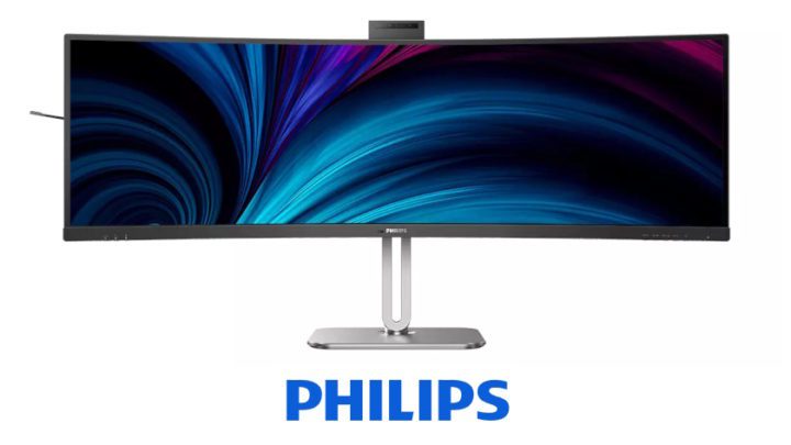 Superširoký monitor Philips s podsvícením Busylight