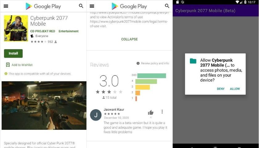 Cyberpunk 2077 mobile