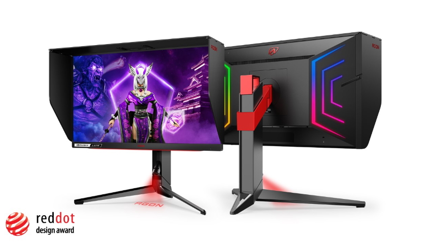 red dot AGON PRO Monitor AG254FG