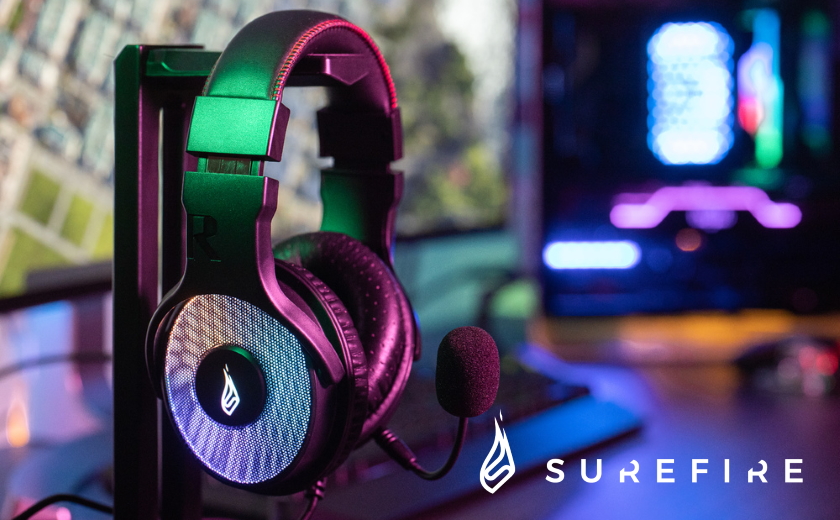 Herní RGB headset SureFire Harrier 360