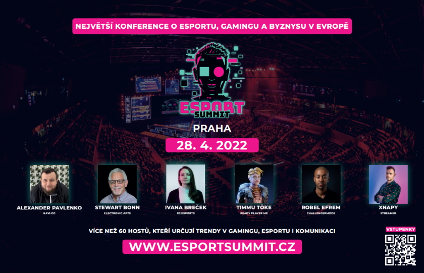 Praha hostí Esport Summit Praha hostí Esport Summit