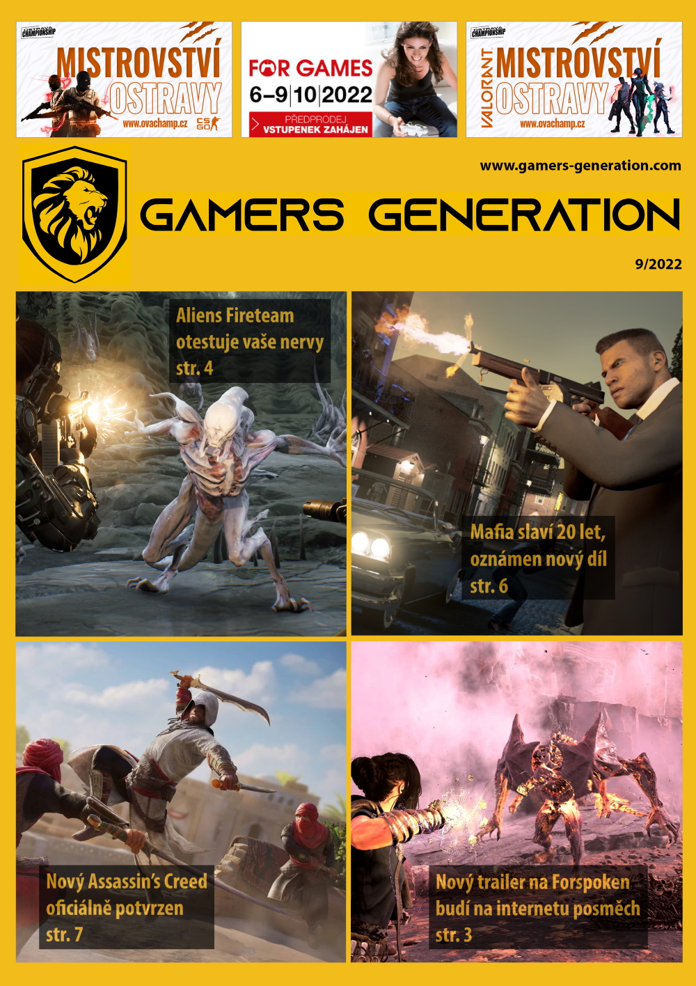 GAMERS GENERATION 9-2022