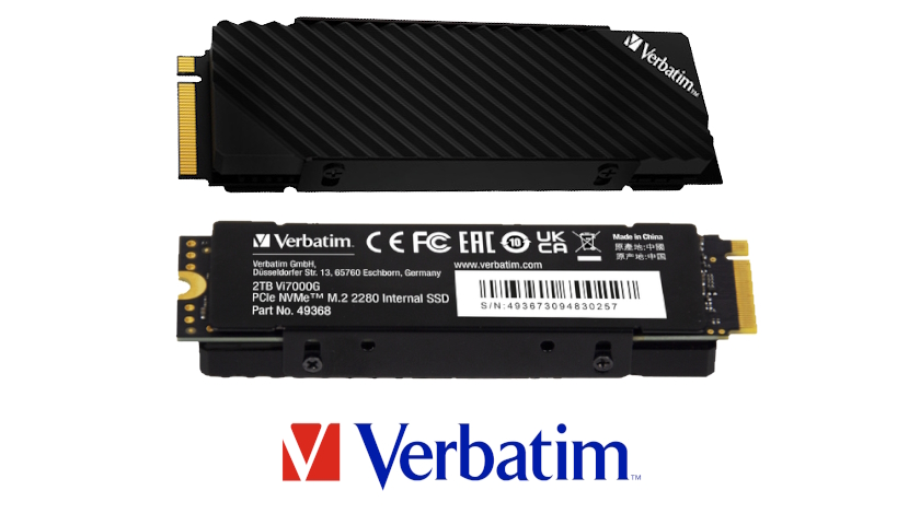 DISQUE DUR INTERNE SSD Verbatim Vi7000G PCIe NVMe™ M.2 - 2To