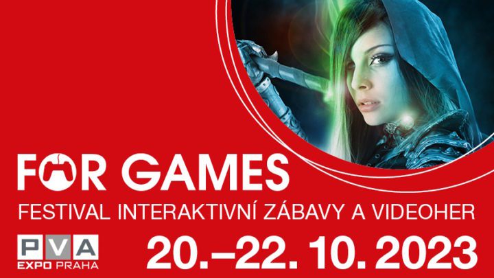 FOR GAMES 2023: Nenechte si ujít novinky interaktivní zábavy, hráčskou špičku a setkání s osobnostmi