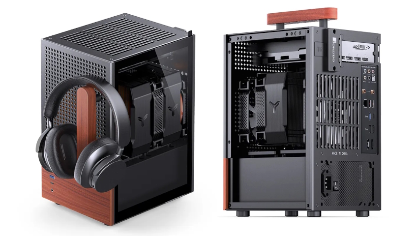 Jonsbo představuje T6 ITX case v kovu a dřevě s ořechovým madlem